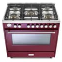 36 inch Ultima Collection Freestanding Gas Range with 5 Sealed SABAF Brass Burners, 5 cu. ft. Oven Capacity, Temperature Gauge view 3