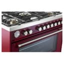 36 inch Ultima Collection Freestanding Gas Range with 5 Sealed SABAF Brass Burners, 5 cu. ft. Oven Capacity, Temperature Gauge view 8