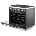 36 inch Ultima Collection Freestanding Gas Range with 5 Sealed SABAF Brass Burners, 5 cu. ft. Oven Capacity, Temperature Gauge view 7