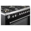 36 inch Ultima Collection Freestanding Gas Range with 5 Sealed SABAF Brass Burners, 5 cu. ft. Oven Capacity, Temperature Gauge view 8