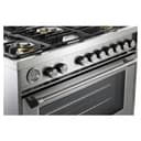 36 inch Ultima Collection Freestanding Gas Range with 5 Sealed SABAF Brass Burners, 5 cu. ft. Oven Capacity, Temperature Gauge view 9
