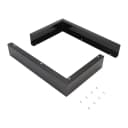 3" X 17 1/4" X 11" Microwave Side Panel Kit with (2) black filler panels, mounting hardware, and instructions view 1