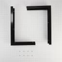 3" X 17 1/4" X 11" Microwave Side Panel Kit with (2) black filler panels, mounting hardware, and instructions view 2