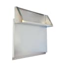 Stainless Steel Backsplash with Dual Position Shelf, measures 36" W x 22" H - for 36" Range or Cooktop view 2