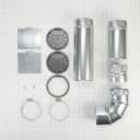 4-way internal dryer vent kit for Left, Right, and Bottom venting, compatible with WE/GD94/95/97HEX & ME/GD6000/7000X models. view 2