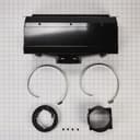 Ductless Downdraft Vent Kit, Black, Size: 20" L X 13" W X 12" H view 2
