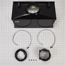 Ductless Downdraft Vent Kit, Black, Size: 20" L X 13" W X 12" H view 3