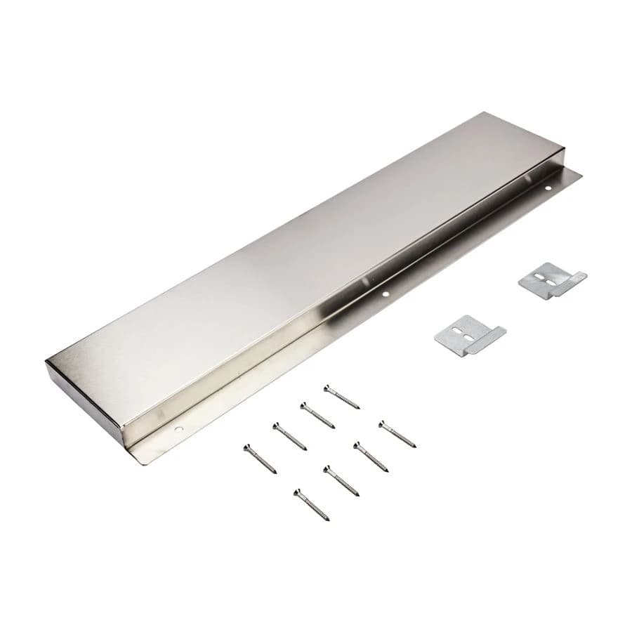Stainless Steel Range Backsplash,Size: 30" W x 6" H