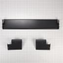 36" Refrigerator Armoire Style Door Panel Kit, Obsidian, Includes (1) Grille Assembly, (2) Grille Bracket Assembly view 4