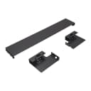 36" Refrigerator Armoire Style Door Panel Kit, Obsidian, includes (1) grille assembly, (2) grille bracket assembly view 1