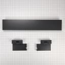 36" Refrigerator Armoire Style Door Panel Kit, Obsidian, includes (1) grille assembly, (2) grille bracket assembly view 3