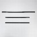 Slide-in Range Trim Kit, Black, with (3) trim pieces, and installation instructions view 2