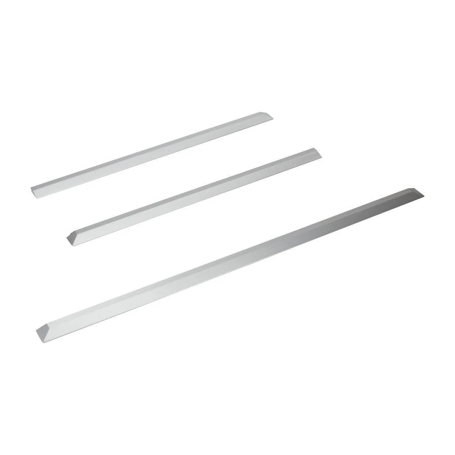 Slide-In Range & Countertop Trim Kit, Stainless Steel, with (1) left side trim, (1) right side trim, and (1) rear trim