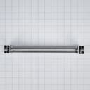 Panel-Ready Compactor Handle Kit - Stainless Steel with Textured Straight Bar and Red Medallion Ends for KitchenAid Model KTTS505EPA (Includes Hardware) view 4