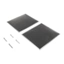 30-IN Range Hood Recirculation Filter Kit - Silver (Includes Two 16 1/2-IN X 11 1/2-IN Charcoal Filters and Four Clips) view 1