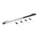 27"/ 30" Built-In Oven Flush Mount Trim Kit, Stainless Steel, with trim piece, mounting hardware, and instructions view 2