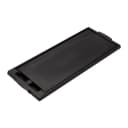 Gas Range Die-Cast Aluminum Griddle - Black with Non-Stick Surface, Recessed Drain Channels, and 2-Divided Grease Wells (19.685-IN X 7.874-IN X 0.433-IN) view 1