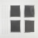 Charcoal Range Hood Recirculation Filter With Clips - Black view 2