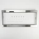 Built-In Low Profile Microwave Slim Trim Kit with Pocket Handle, Stainless Steel, fits cut-out height 12" view 3