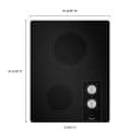 15-inch Electric Cooktop with Easy Wipe Ceramic Glass view 2