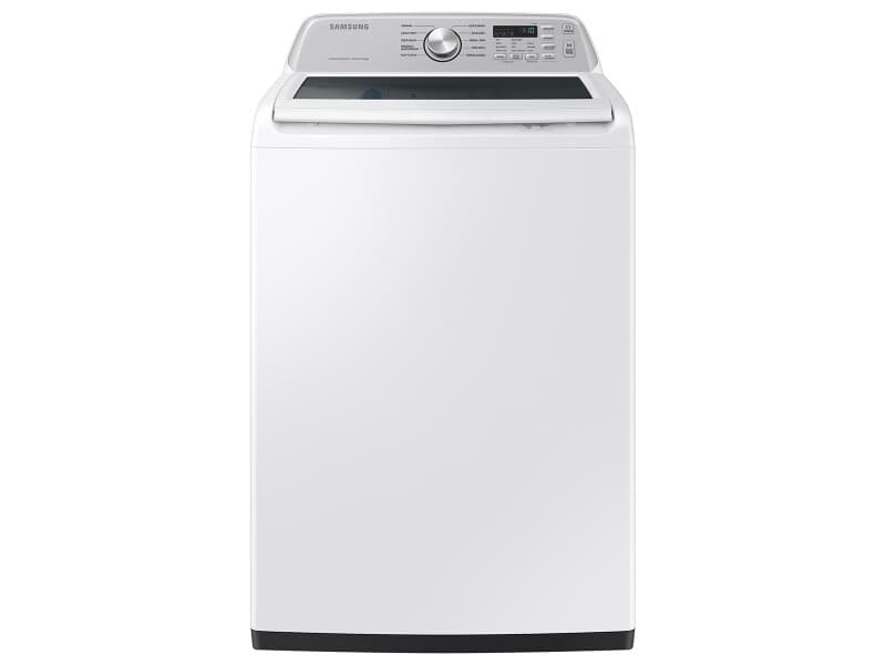 4.7 cu. ft. Large Capacity Smart Top Load Washer with Active WaterJet in White