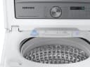 5.2 cu. ft. Large Capacity Smart Top Load Washer with Super Speed Wash in White view 4