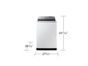 5.2 cu. ft. WA5500D Top load Washer With Large Capacity (5.2 cu. ft.) and Super Speed view 2
