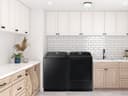 5.5 cu. ft. Extra-Large Capacity Smart Top Load Washer with Super Speed Wash in Brushed Black view 5