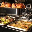 Autograph Edition 30 In. Professional True Convection Double Wall Oven With Air Fry And Self Clean In Satin Stainless Steel With Champagne Bronze Handles view 8