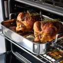 Autograph Edition 30 In. Professional True Convection Double Wall Oven With Air Fry And Self Clean In Satin Stainless Steel With Champagne Bronze Handles view 10