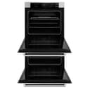 ZLINE 30 in. Professional True Convection Double Wall Oven with Air Fry and Self Clean in Stainless Steel with White Matte Doors (WAD-WM-30) view 6