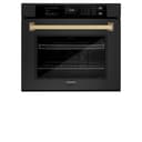 ZLINE Autograph Edition 30 in. Professional True Convection Single Wall Oven with Air Fry and Self Clean in Black Stainless Steel with Champagne Bronze Handle (WASBZ-30-CB) view 18