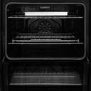ZLINE Autograph Edition 30 in. Professional True Convection Single Wall Oven with Air Fry and Self Clean in Satin Stainless Steel with White Matte Door and Champagne Bronze Handle (WASSZ-WM-30-CB) view 5