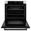 ZLINE Autograph Edition 30 in. Professional True Convection Single Wall Oven with Air Fry and Self Clean in Stainless Steel with White Matte Door and Matte Black Handle (WASZ-WM-30-MB) view 17
