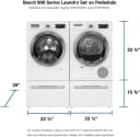 Bosch 800 Series Compact Washer 24" 1400 rpm view 12