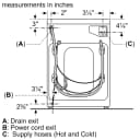 Bosch 800 Series Compact Washer 24" 1400 rpm view 15