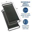 Reversible Griddle / Grill Combo view 7