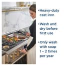 Reversible Griddle / Grill Combo view 8
