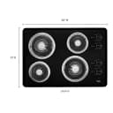 Whirlpool® 30" Electric Cooktop view 2