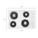 Whirlpool® 30" Electric Cooktop view 5