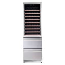 Avanti ELITE Series Wine Cooler, 2-Drawer Beverage Center, Stainless Steel view 1