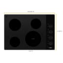 30-inch Electric Ceramic Glass Cooktop with Dual Radiant Element view 7
