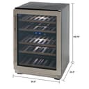 43 Bottle DESIGNER Series Dual-Zone Wine Cooler view 6