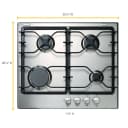 24-inch Gas Cooktop with Sealed Burners view 4