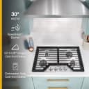 30-inch Gas Cooktop with EZ-2-Lift™ Hinged Cast-Iron Grates view 2