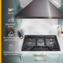 36-inch Gas Cooktop with EZ-2-Lift™ Hinged Cast-Iron Grates view 2