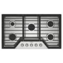 36-inch Gas Cooktop with 5 Burners and EZ-2-Lift™ Hinged Cast-Iron Grates view 1