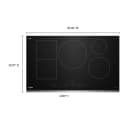 36" Intelligent Induction Cooktop with Temp Cook™ Technology and WipeClean™ Coating view 7