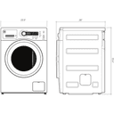 2.2 DOE Cu. Ft. Frontload Washer view 6