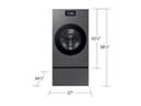 Bespoke AI All-in-One Vented Combo AI Home 7" LCD Display AI OptiWash™ & Dry 5.3 cu.ft. view 5
